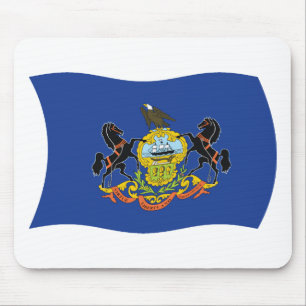 Mauspad mit Pennsylvania-Flagge