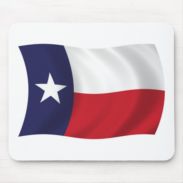 Mauspad mit Texas-Flagge (Vorne)