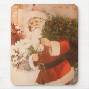 Mauspad mit Weihnachtsmann