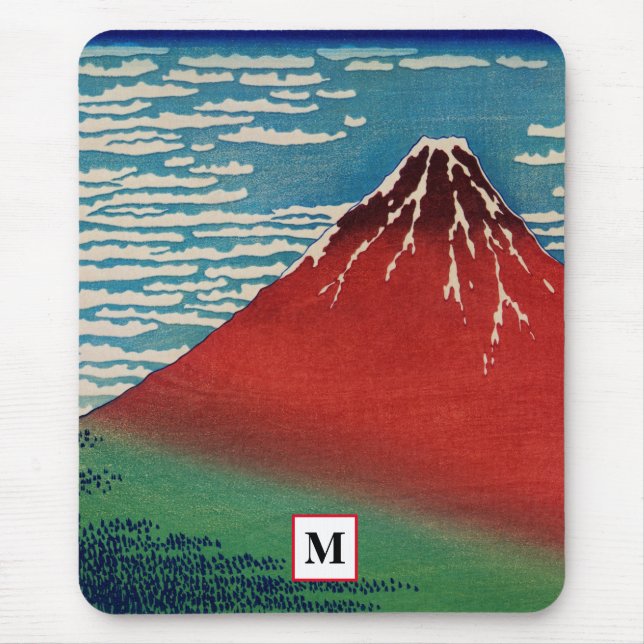 MAUSPAD MT FUJI DRUCKJAPANESE CUSTOM INITIAL (Vorne)