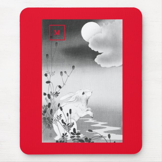 MAUSPAD RABBIT IN BEZUG AUF DEN Mond JAPANISCH (Vorne)