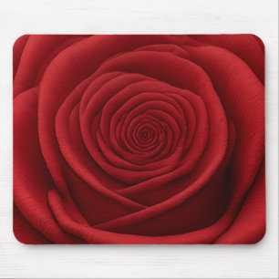 Mauspad - Rote Rosenblume
