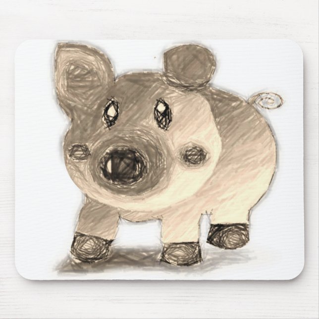 Mauspad-Schwein Mousepad (Vorne)