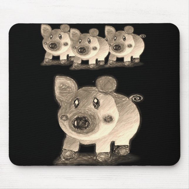 Mauspad-Schwein Mousepad (Vorne)