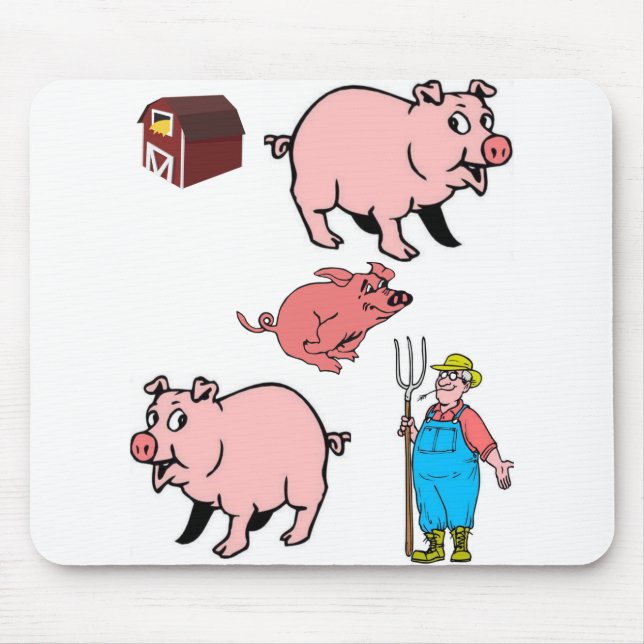Mauspad-Schwein Mousepad (Vorne)