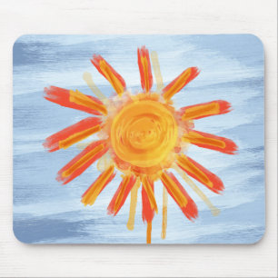 Mauspad, Sonnenschein-Malerei Mousepad