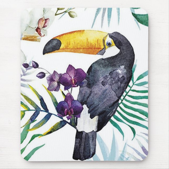 Mauspad - Tropischer Vogel (Vorne)