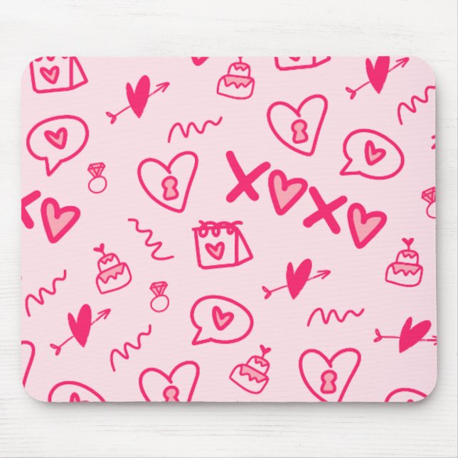 Mauspad und Schreibtischmatten (Vorne)