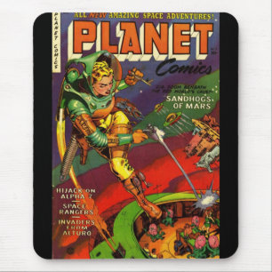 Mauspad Vintage-Comicbook-Covers