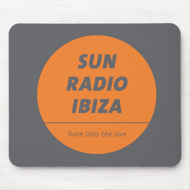 Mauspad von Sun Radio Ibiza (Vorne)