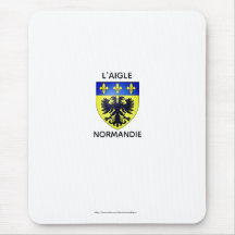 Mauspad - Wappen von L'Aigle - Normandie
