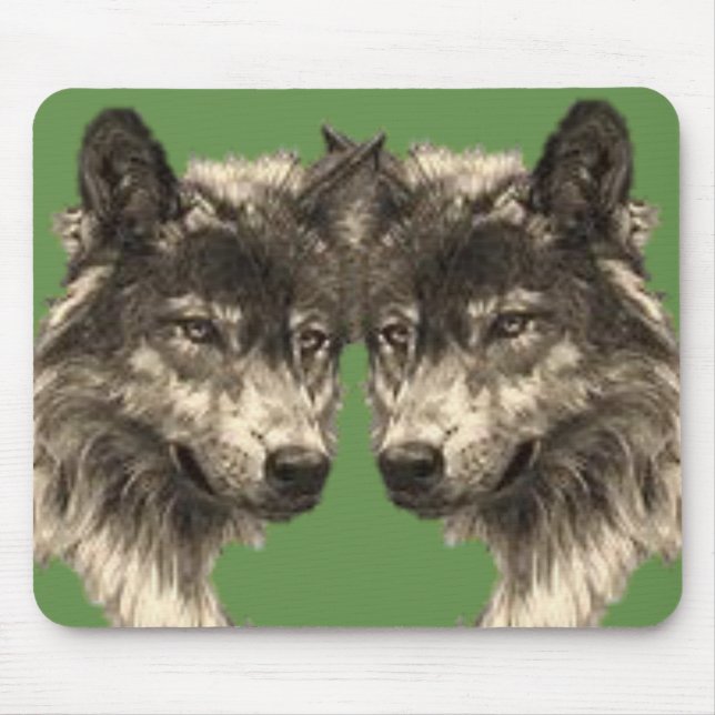 Mauspad Wolf (Vorne)