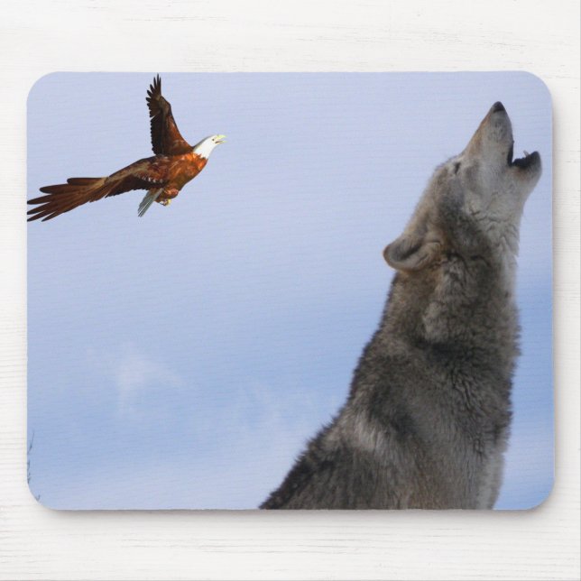 Mauspad Wolf (Vorne)