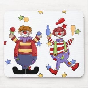 Mauspad Zirkus Clowns