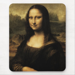 Mauspads Vintage-Kunst Monalisa Groß