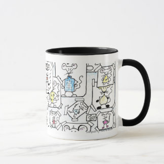 Mausskizzen Pastell Tasse
