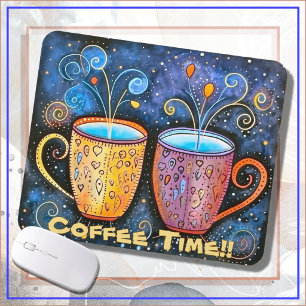 MAUSTASTE - Kaffeezeit!! Mousepad