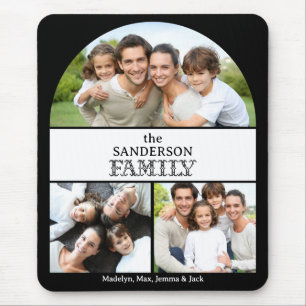 Maustaste mit benutzerdefiniertem Familienfoto Mousepad