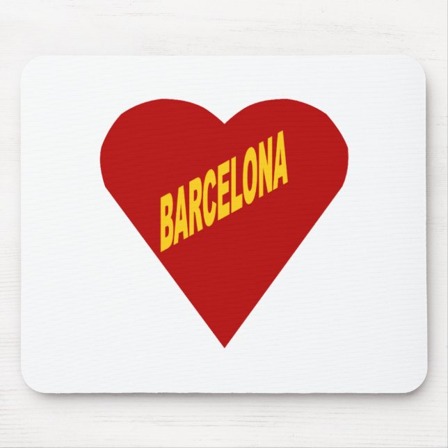 Mausteppich AMOUR BARCELONA Mousepad (Vorne)