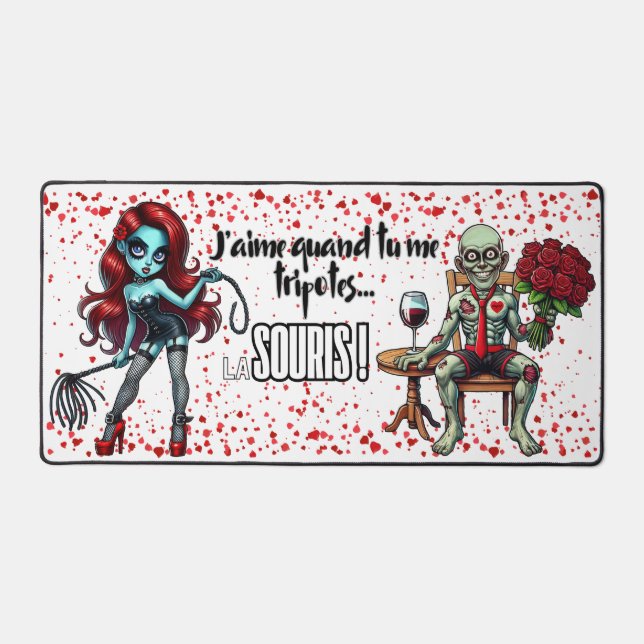 Mausteppich Wird Valentinstag-Special Schreibtischunterlage (Vorderseite)