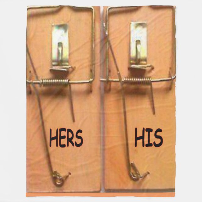 MAUSTRAPPEN FLEECEDECKE (Vorderseite)