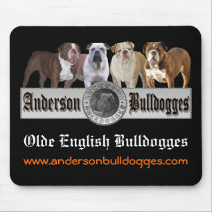 Mausunterlage Andersons Bulldogges Mousepad