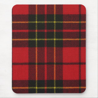Mausunterlage Brodie roter moderner Tartan-Druck Mousepad