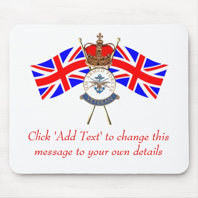 Mausunterlage des Veterans Mousepad (Vorne)