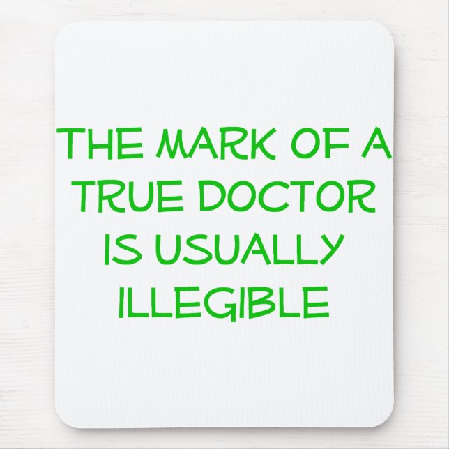 Mausunterlage Doktor- Mousepad (Vorne)
