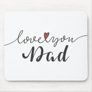 Mausunterlage Liebe-Sie Vater-glückliche des Mousepad
