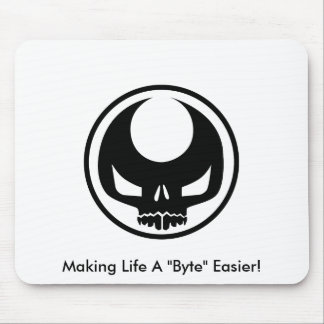 Mausunterlage mit cm-Logo u. -slogan Mousepad