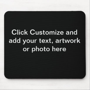 Mausunterlage-Schwarz-Hintergrund Mousepad