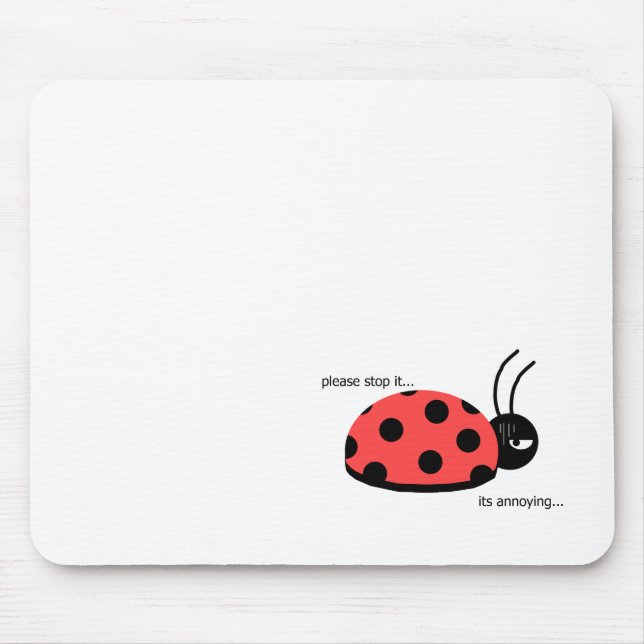 Mausunterlagemarienkäfer Mousepad (Vorne)