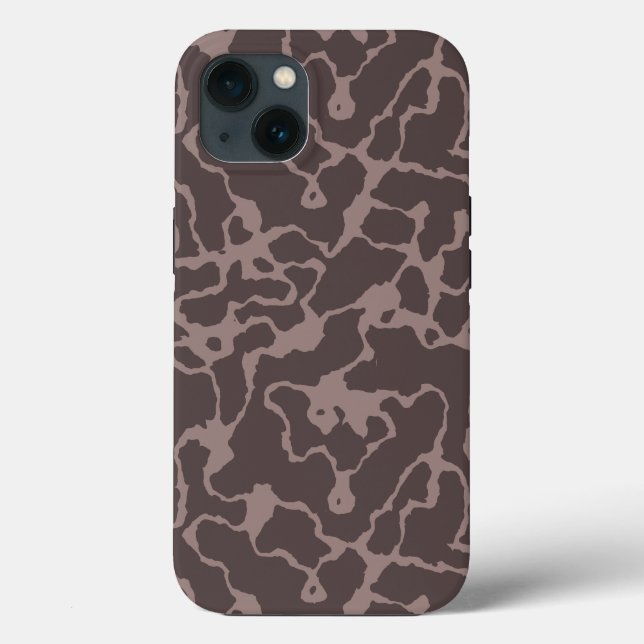 Mauve Abstrakt Case-Mate iPhone Hülle (Rückseite)