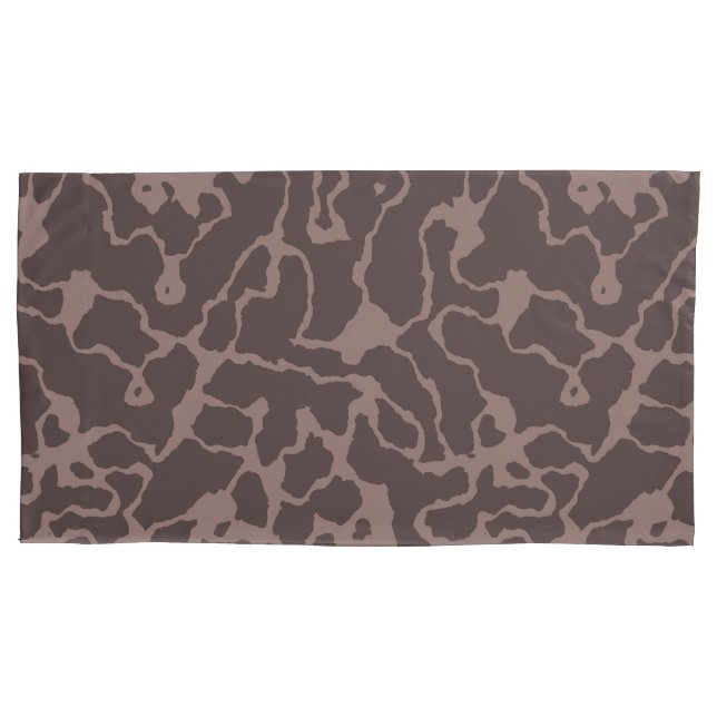 Mauve Abstrakt Kissenbezug (Vorderseite-Links)