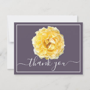 Mauve Backdrop von Gelben Rosen und Tauben Vielen  Postkarte