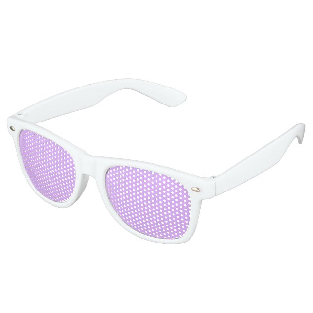 Mauve, blass violetter Hex-Code e0b0ff Partybrille (Schrägansicht)