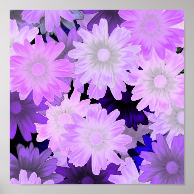 Mauve Bloral Poster (Vorne)