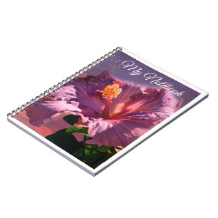Mauve Blume - SpiralNotebook Notizblock