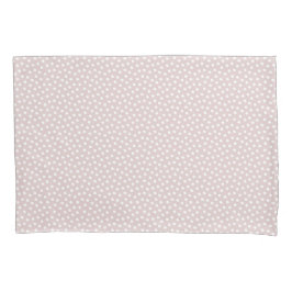 Mauve Chalk Watercolor Dots Pillow Case Kissenbezug