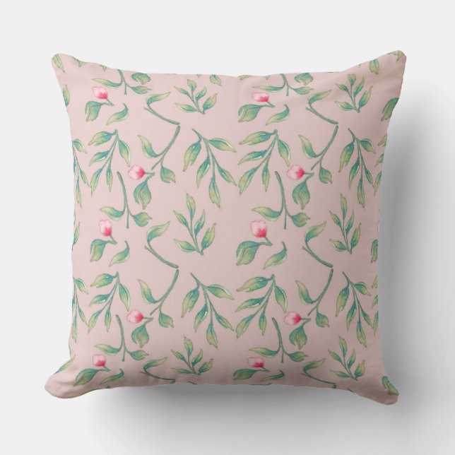 Mauve Chalk Wedding Keepsake Throw Pillow Kissen (Vorderseite)