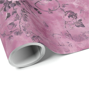 Mauve Chinoiserie Decoupage Geschenkpapier