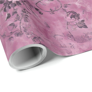 Mauve Chinoiserie-Dekupierschnitte Geschenkpapier