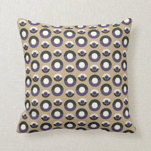 Mauve Circle Kissen
