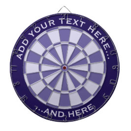 Mauve Dartboard mit benutzerdefiniertem Text Dartscheibe