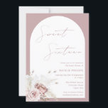 Mauve Dusty Rose Arch Blush Blumensüß 16 Einladung<br><div class="desc">Mauve Dusty Rose Arch Blush Blumenstrauß 16 Einladung Siehe Matching Kollektion in Nest und Nest Store</div>