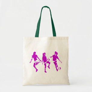 Mauve Female Soccer Skills Tragetasche