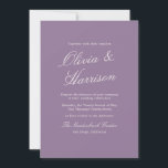Mauve Garden Calligraphy Wedding Invitation Einladung<br><div class="desc">This mauve garden wedding invitation captures the softness of a romantic summer celebration in full bloom. Designed with elegant calligraphy and muted mauve tones, it blends refined estate-inspired styling with effortless summer garden charm. Perfect for the bride who loves delicate color, natural florals, and quiet luxury aesthetics. Pair with ivory...</div>