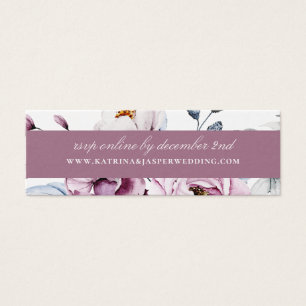 Mauve Garden Floral Wedding Website UAWG