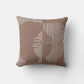 Mauve Girl mit Brille und einem großen Afro Kissen